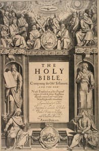 Cover of The King James Version of the Biblej